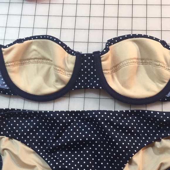 J. Crew navy polka dot bikini - Picture 6 of 9